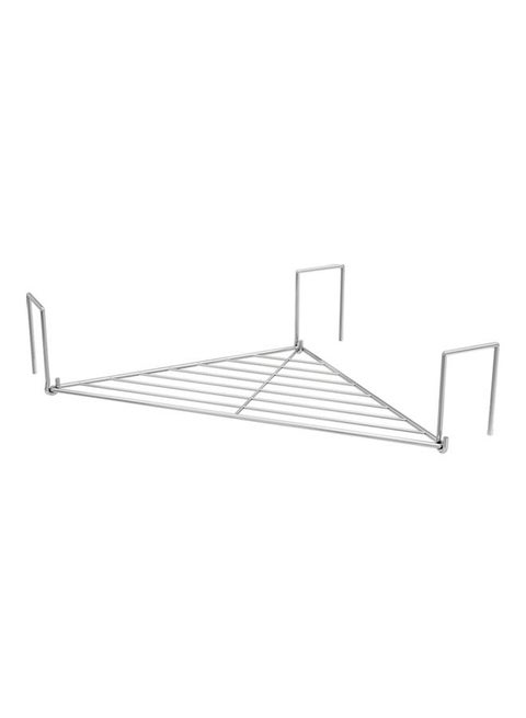 Triangle Wire Grid Rack Silver