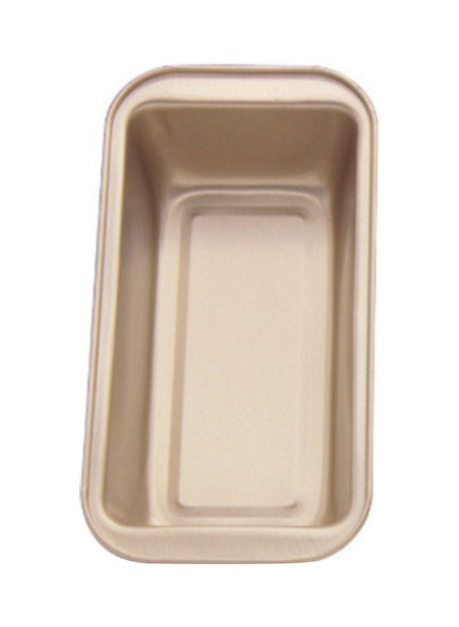 Non-Stick Coating Ripple Bake Bread Mould Gold 25.5x6x13cm - Image 1
