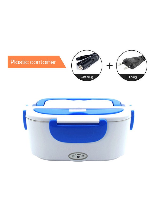Multi Functional Electric Heating Lunch Box Blue 23.8x10.8x17cm