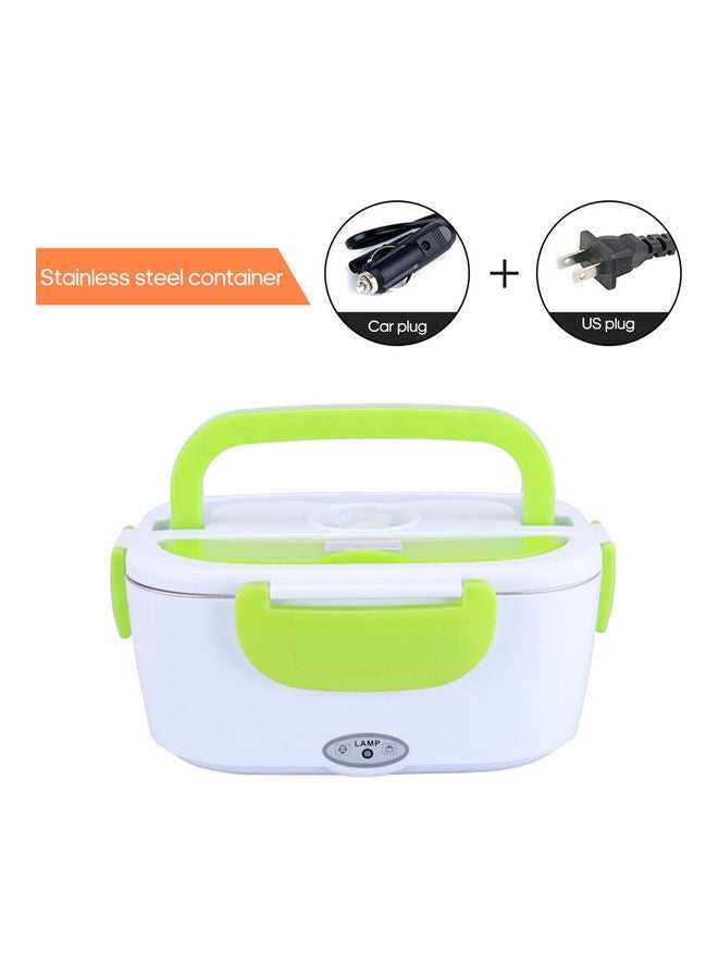 Multi Functional Electric Heating Lunch Box Green 23.8x10.8x17cm  - Image 2