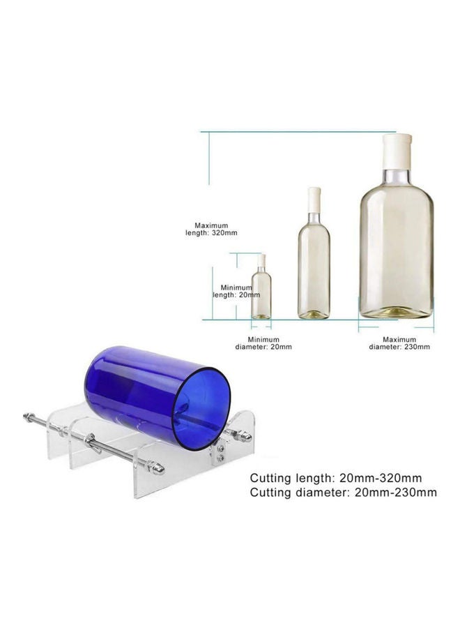 Glass Bottle Cutter Transparent 22.5x8.5x15.8cm - Image 4