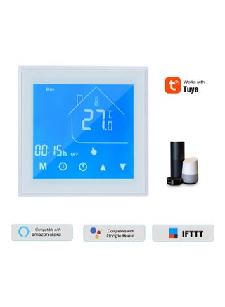 WiFi Smart Thermostat Temperature Controller White 10.5x6.2x9.2cm - v1608156608/N43105921A_1