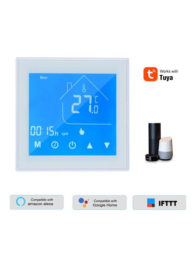 Generic - WiFi Smart Thermostat Temperature Controller White 10.5x6.2x9.2cm - Image 1
