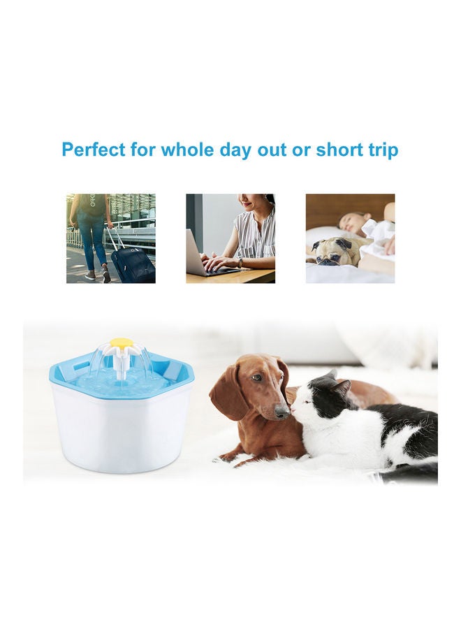 Automatic Pet Water Fountain Multicolour 20x18x20cm - Image 3