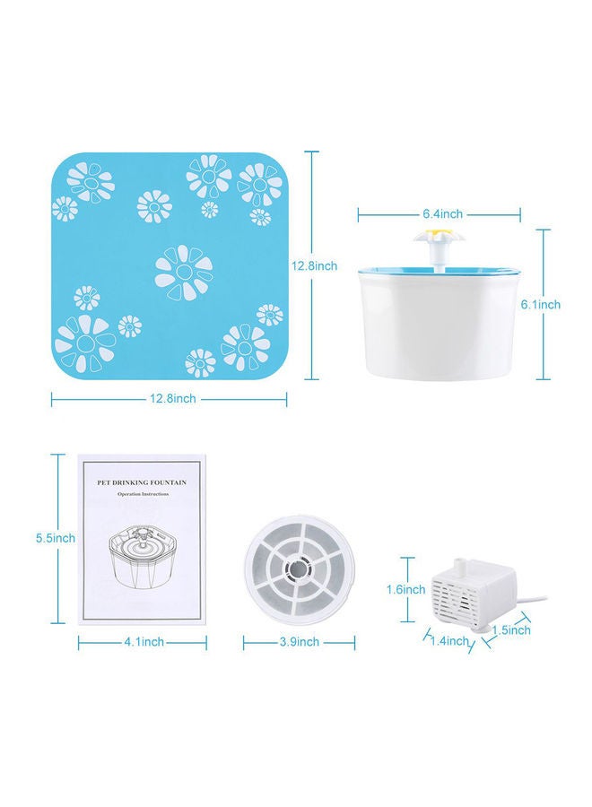 Automatic Pet Water Fountain Multicolour 20x18x20cm - Image 3