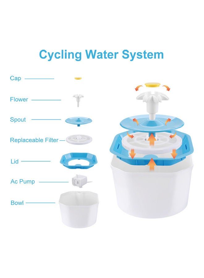 Automatic Pet Water Fountain Multicolour 20x18x20cm - Image 4