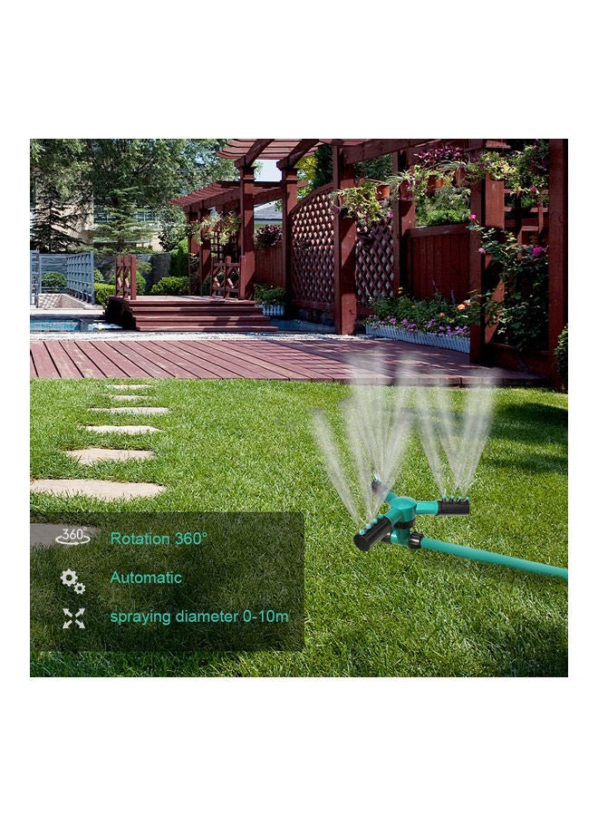 Generic - Rotating Lawn Sprinkler Green 24x18x18cm - Image 1