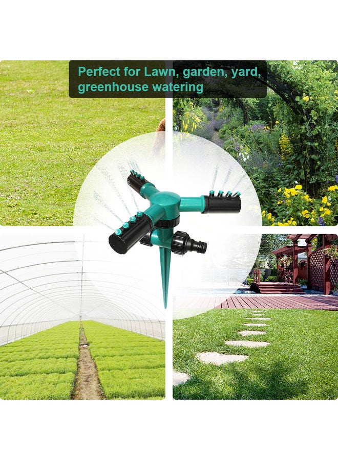 Generic - Rotating Lawn Sprinkler Green 24x18x18cm - Image 1