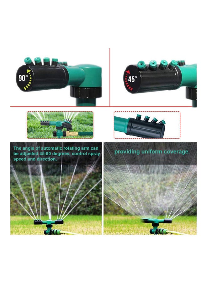 Generic - Rotating Lawn Sprinkler Green 24x18x18cm - Image 1