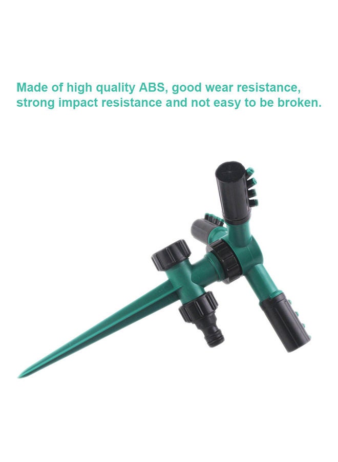 Generic - Rotating Lawn Sprinkler Green 24x18x18cm - Image 1