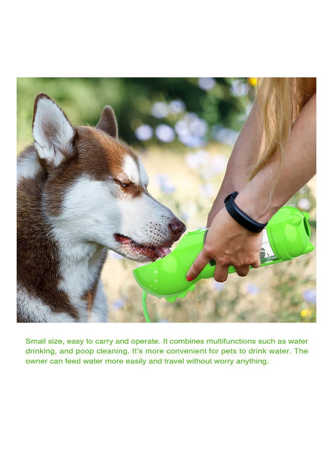 Dog Water Bottle Green 27x9.7x10cm - Image 2