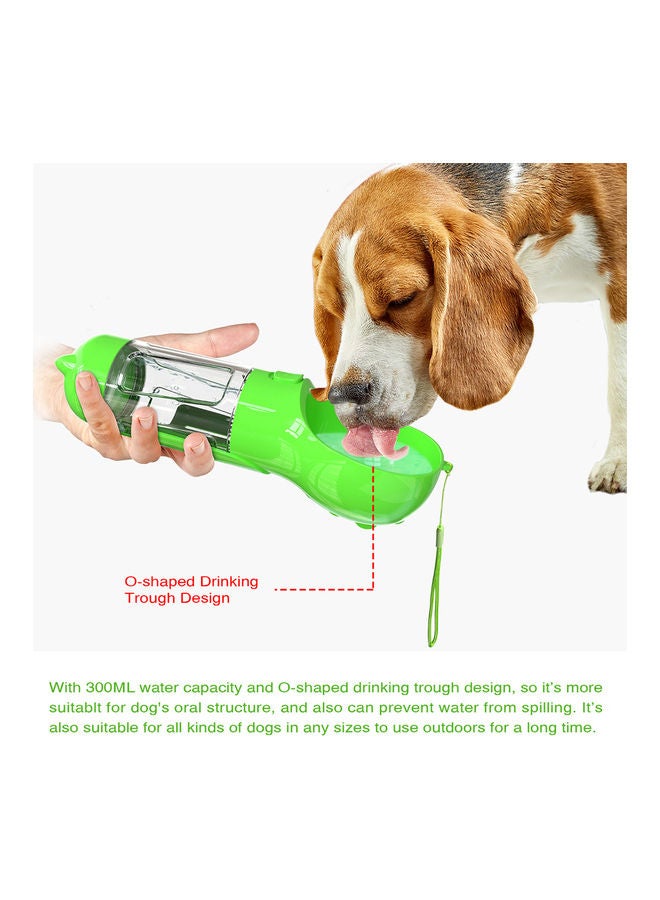 Dog Water Bottle Green 27x9.7x10cm - Image 3