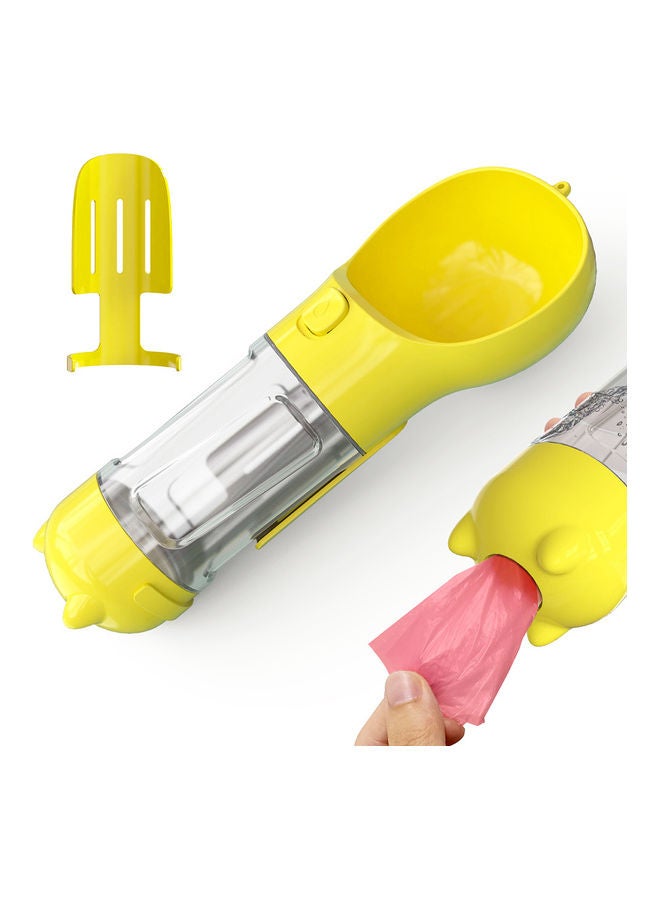 Dog Water Bottle Yellow 27x9.7x10cm - Image 1