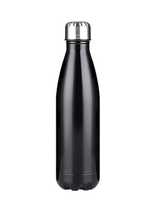 Stainless Steel Vacuum Insulated Double Walled Water Bottle Black 28.3x7.5x7.5cm - v1608156635/N43105724A_1