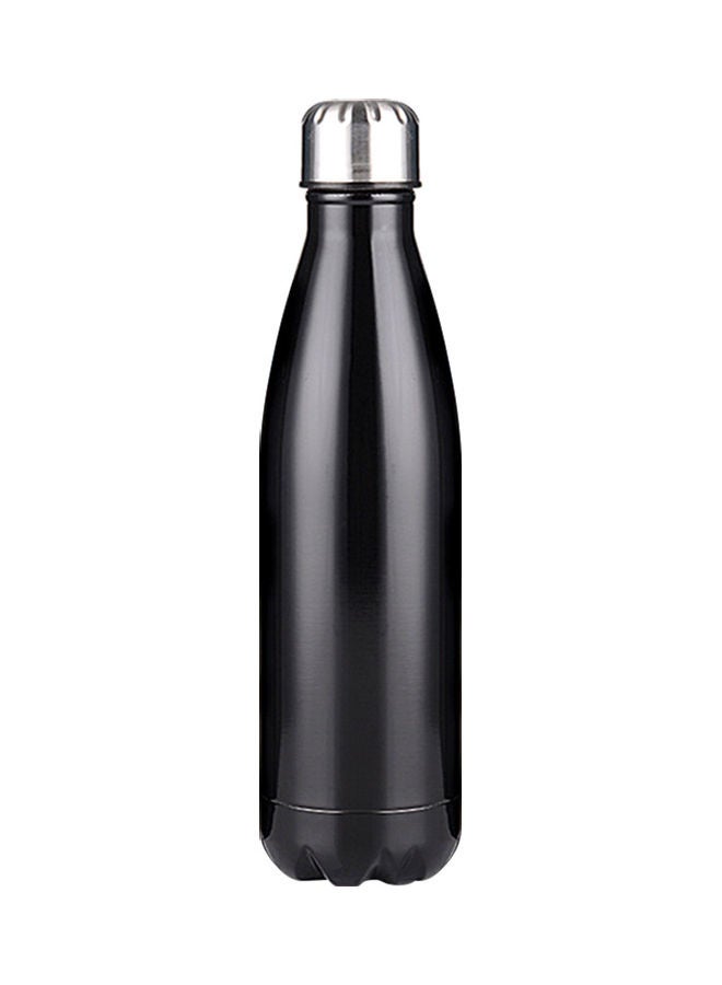 Generic - Stainless Steel Vacuum Insulated Double Walled Water Bottle Black 28.3x7.5x7.5cm - Image 1