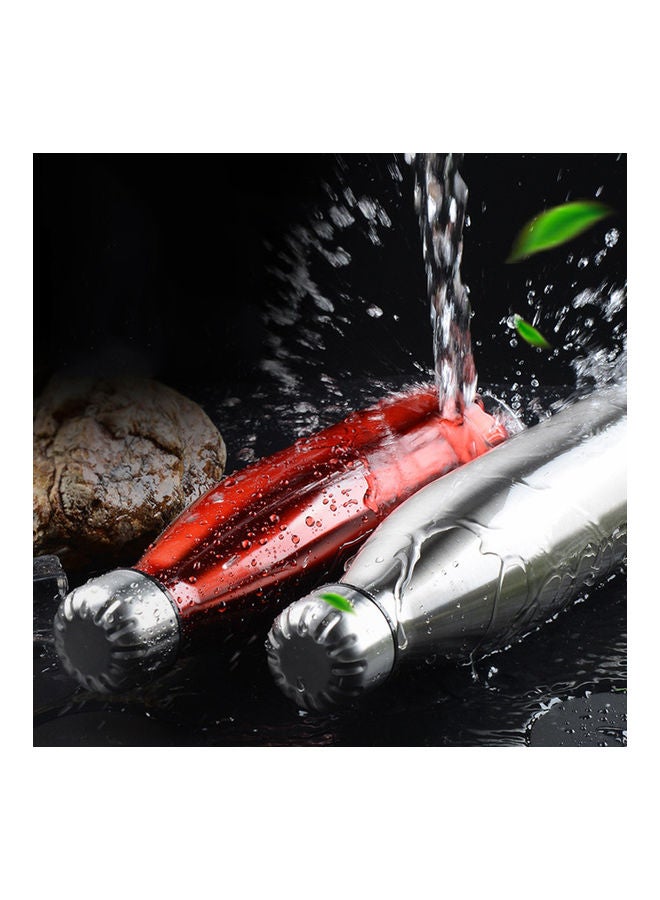 Generic - Stainless Steel Vacuum Insulated Double Walled Water Bottle Black 28.3x7.5x7.5cm - Image 1