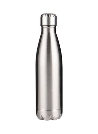 Stainless Steel Vacuum Insulated Double Walled Water Bottle Silver 28.3x7.5x7.5cm - v1608156637/N43105729A_1
