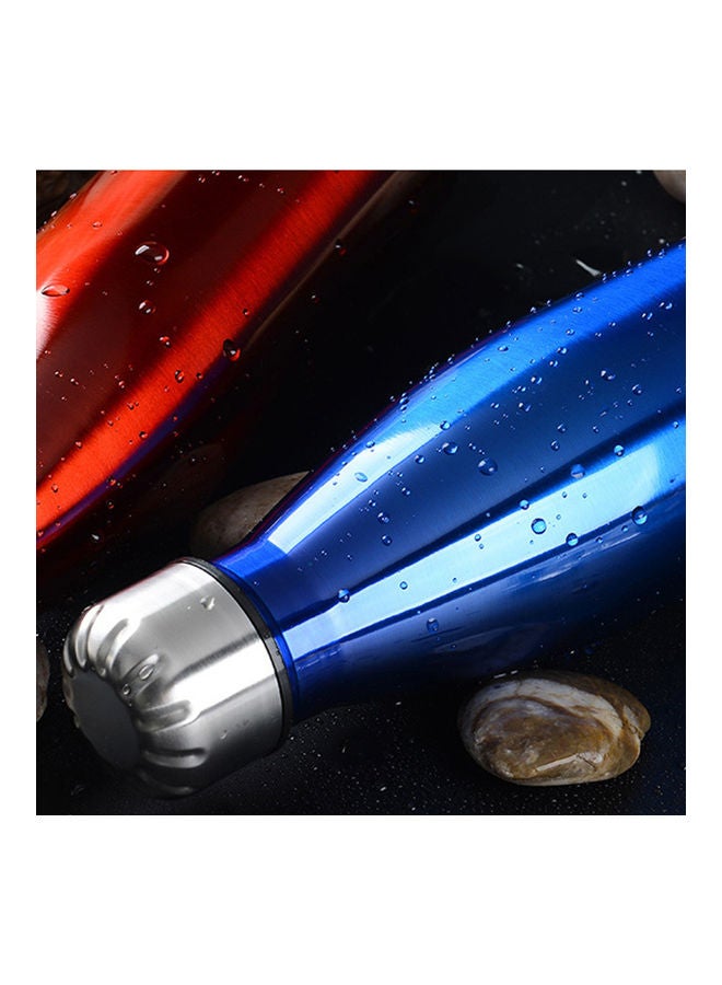 Generic - Stainless Steel Vacuum Insulated Double Walled Water Bottle Silver 28.3x7.5x7.5cm - Image 1