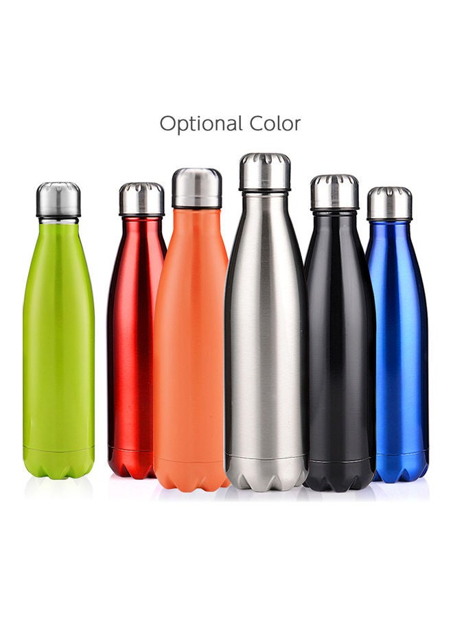 Generic - Stainless Steel Vacuum Insulated Double Walled Water Bottle Silver 28.3x7.5x7.5cm - Image 1