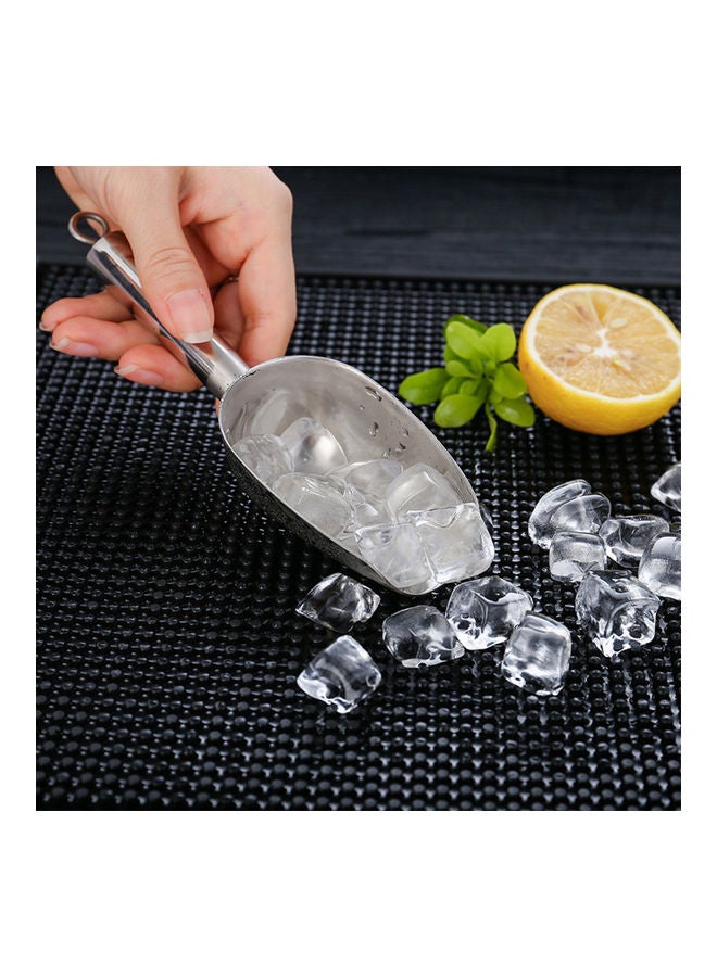 Ice Cube Shovel One-Piece Cast 304 Stainless Steel Silver  - Image 5