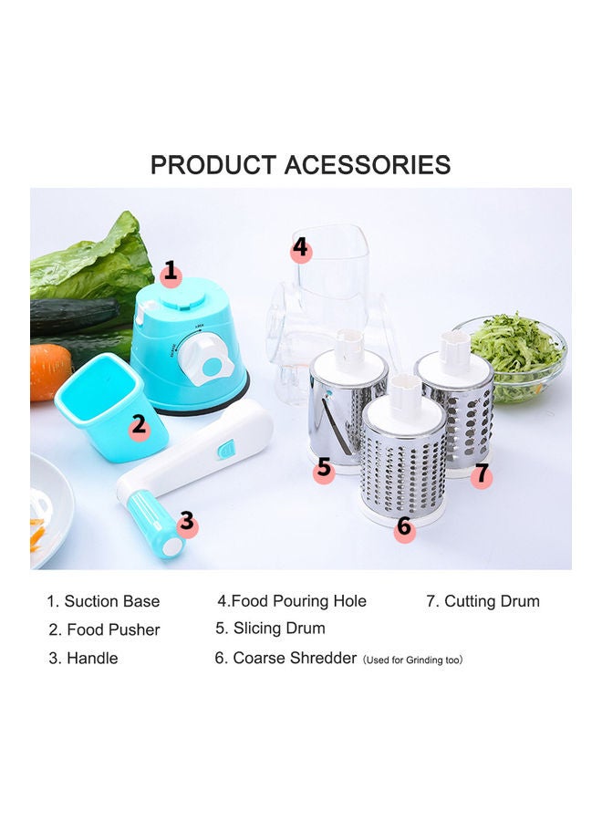 3 In 1 Round Veggie Chopper Assorted 26x12x24cm - Image 3