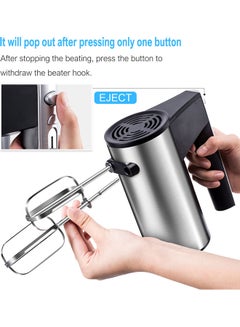 Electric Hand Mixer With Button Black 30x16x18cm - v1608156657/N43105449A_6