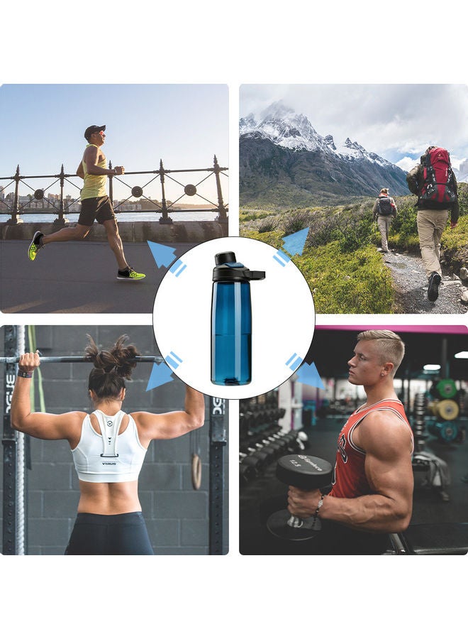 Sports Water Bottle With Magnetic Cap Light blue 24.5x7.6x7.6cm  - Image 2