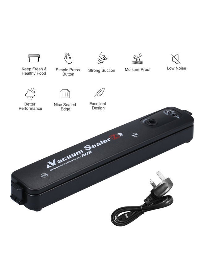 AC100-240 V 90W Full- Automatic Electric Vacuum Film Sealing Machine Vacuum Packer Includes Of 10 Bags For Home Kitchen multicolour 37.5*7*8.5cm  - Image 1
