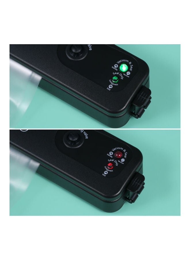 AC100-240 V 90W Full- Automatic Electric Vacuum Film Sealing Machine Vacuum Packer Includes Of 10 Bags For Home Kitchen multicolour 37.5*7*8.5cm  - Image 3
