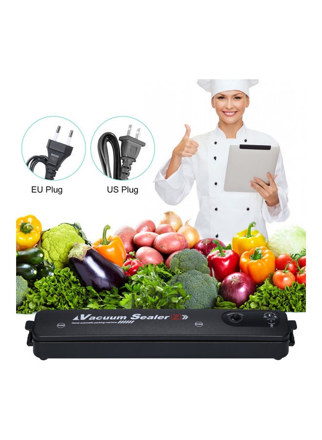 AC100-240 V 90W Full- Automatic Electric Vacuum Film Sealing Machine Vacuum Packer Includes Of 10 Bags For Home Kitchen multicolour 37.5*7*8.5cm  - Image 5