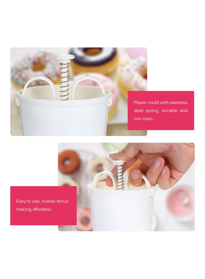 Plastic Donut Maker White 18x10x10cm - Image 2