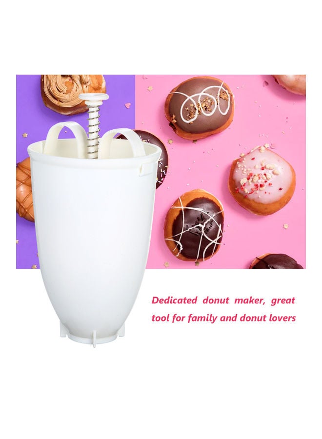 Plastic Donut Maker White 18x10x10cm - Image 4