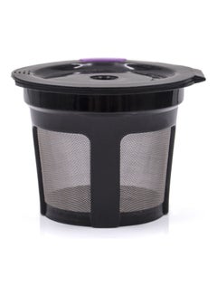Coffee Capsules For K Cup Reusable Coffee Filter Pods In Integrated Design Of Stainless Steel Mesh Strainer For Keurig 2.0 and 1.0 Black 5.1*4.7*5.1cm
