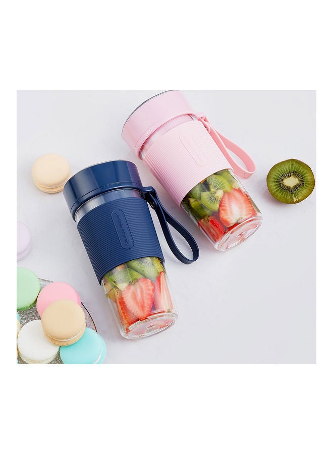 Mini Portable Electric Fruit Juicer Automatic Blender Blue 23*11*11cm  - Image 2