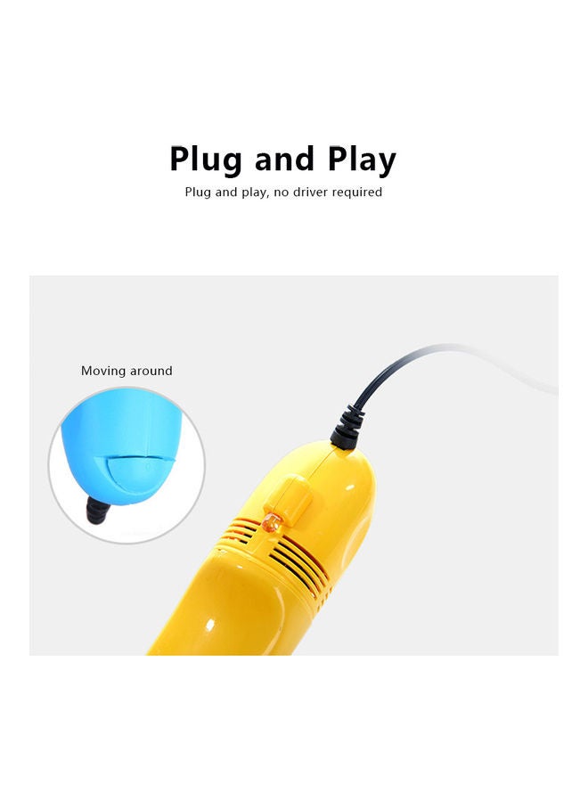 Creative USB Keyboard Vacuum Cleaner Yellow - Image 4