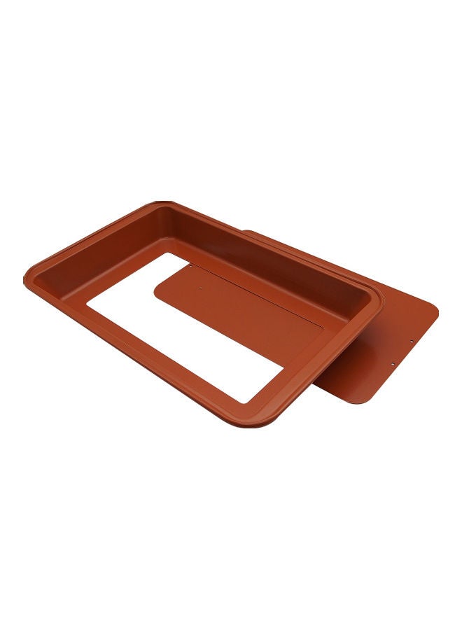 Brownie Pan With Dividers Non-stick Divided Brownie Pan With Removable Loose Bottom Baking Mold Pastry Baking Tool Copper 32*5.3*20.7cm