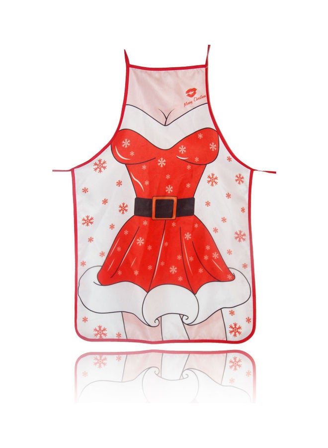 Kitchen Apron Cute  Elf Pattern Apron For Holidays Housewarming Gift Thanksgiving multicolour 19*1*16cm - Image 1