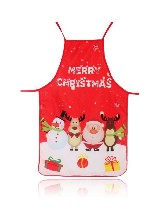 Kitchen Apron Cute  Elf Pattern Apron For Holidays Housewarming Gift Thanksgiving multicolour 19*1*16cm - Image 1