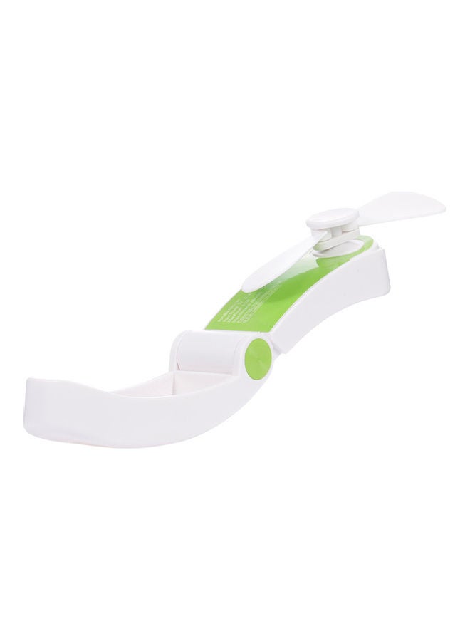 Generic USB Rechargeable Folding Fan Green  - Image 5
