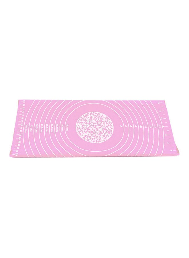 Silicone Baking Mat Dough Maker Pad With Measurements, Dough Rolling Mat, Non-slip Non-stick Rolling Pastry Mat For Kitchen Birthday Wedding Party Pink 12*4*10cm  - Image 5