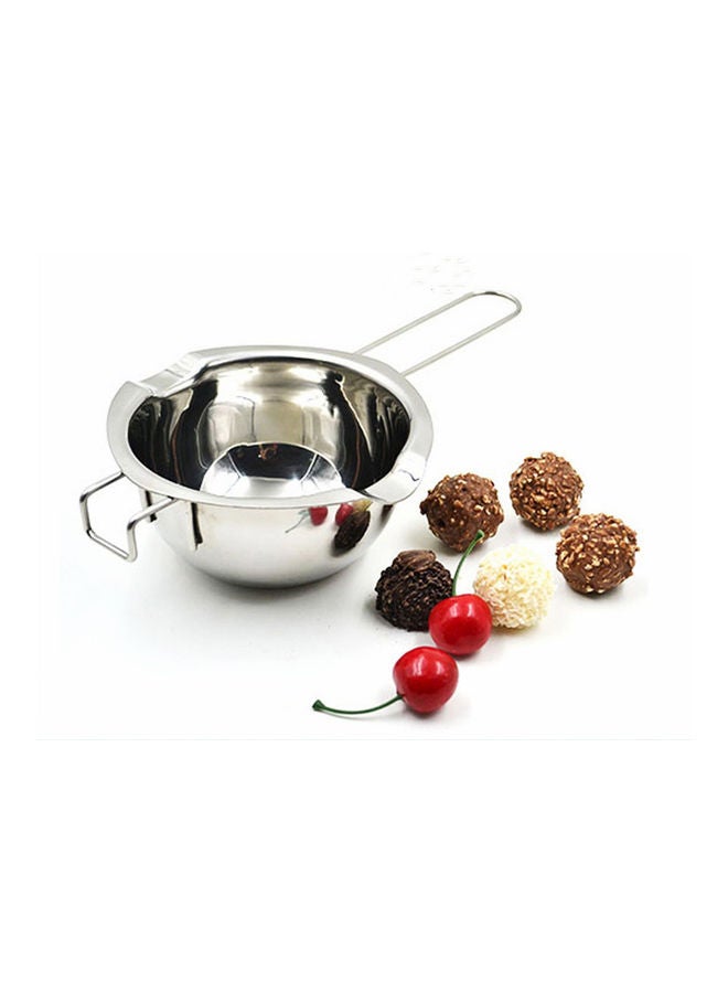 Generic 400mL Chocolate Melting Bowl Butter Milk Tool Baking Stainless Steel Chocolate Pot Milk Chocolate Cheese Sugar Saucepan Homemade Cosmetics Pot Furnace Heated Stainless Steel 400mLcm  - Image 3