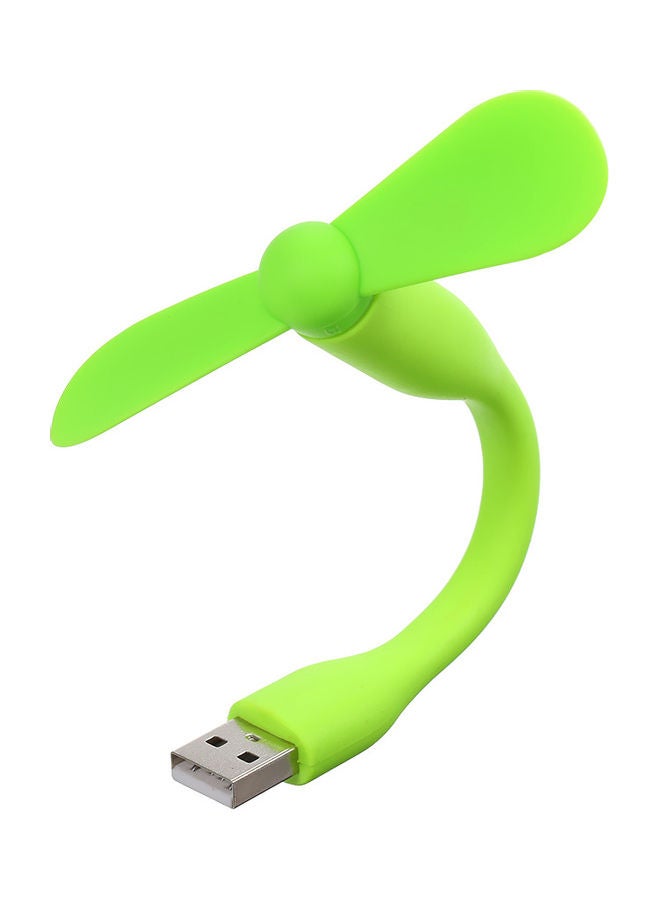 Generic Type-C Portable Cooling Fan Laptop Green  - Image 1