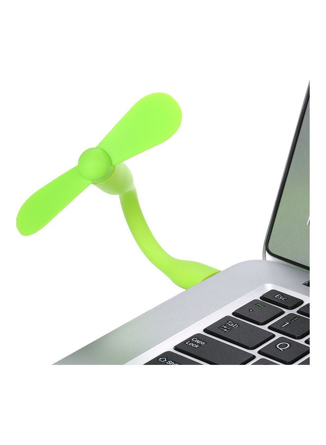 Generic Type-C Portable Cooling Fan Laptop Green  - Image 2