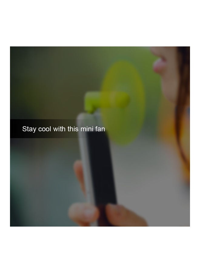 Generic Type-C Portable Cooling Fan Laptop Green  - Image 3