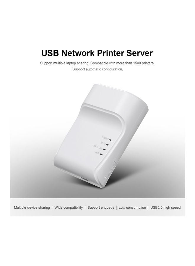 Generic - USB Network Printer Server Multicolour - Image 1