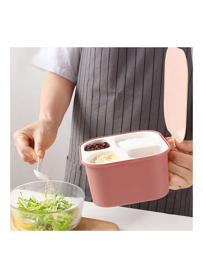 Generic - Seasoning Box Spice Pots Storage Container Condiment Pink 14*8*14cm - Image 1