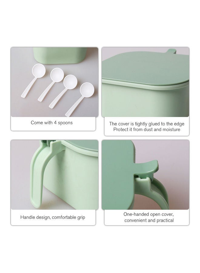 Generic - Seasoning Box Spice Pots Storage Container Condiment Pink 14*8*14cm - Image 1