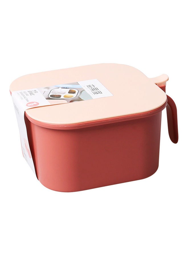 Generic - Seasoning Box Spice Pots Storage Container Condiment Pink 14*8*14cm - Image 1