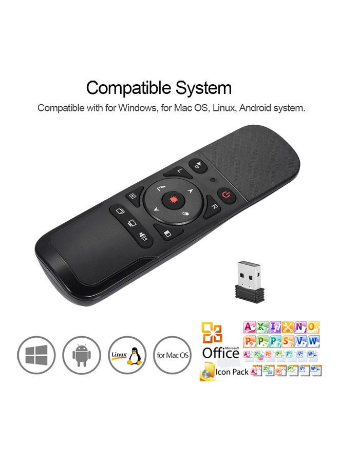 Remote Control Air Mouse Laser Pointer Multicolour - Image 1