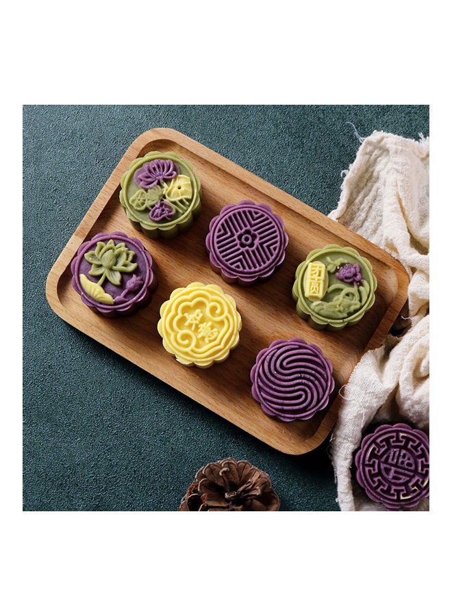 Mid Autumn Festival Moon Cake Making Mould White 14x5x5cm - Image 2